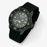 Bracelet Fifty Fathoms Green Abyss Autres: Cuir Nato Toile Acier Nato tressé: Noir