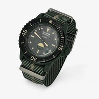 Bracelet Fifty Fathoms Green Abyss Autres: Cuir Nato Toile Acier Nato: Vert Beige