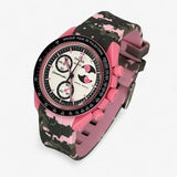 Bracelet Omega x Swatch MoonSwatch Mission to The Pink Moonphase Caoutchouc Militaire: Rose