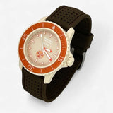 Bracelet Blancpain x Swatch Premium Caoutchouc Perforé Marron