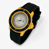 Bracelet Fifty Fathoms Pacific Ocean Caoutchouc Premium: Noir