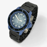 Bracelet Fifty Fathoms Atlantic Ocean Autres: Cuir Nato Toile Acier Acier 1: Noir