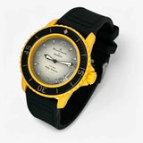 Bracelet Fifty Fathoms Pacific Ocean Caoutchouc Premium FKM: Noir