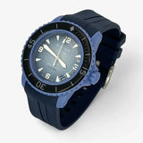 Bracelet Fifty Fathoms Atlantic Ocean Caoutchouc Premium uni: Bleu Marine