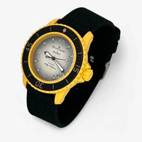 Bracelet Fifty Fathoms Pacific Ocean Autres: Cuir Nato Toile Acier Toile 1: Noir