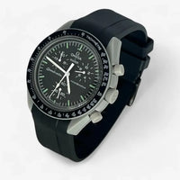 Bracelet Moonswatch Mission to the Moon Caoutchouc