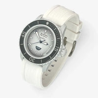 Bracelet Fifty Fathoms Antarctic Ocean Caoutchouc Modèle 1: Blanc