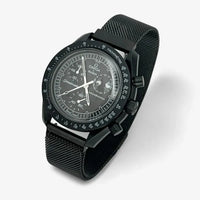 Bracelet MoonSwatch en Acier Design New Moon: Noir