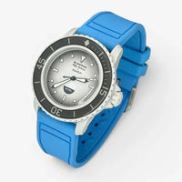 Bracelet Fifty Fathoms Antarctic Ocean Caoutchouc Premium FKM: Bleu