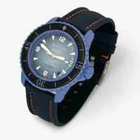 Bracelet Fifty Fathoms Atlantic Ocean Autres: Cuir Nato Toile Acier Toile de Nylon: Bleu Marine Orange