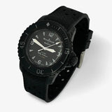 Bracelet Fifty Fathoms Ocean of Storm Caoutchouc A carreaux: Noir