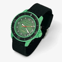 Bracelet Fifty Fathoms Indian Ocean Autres: Cuir Nato Toile Acier Nato tressé: Noir