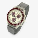 Bracelet MoonSwatch en Acier Design Pluton: Argent