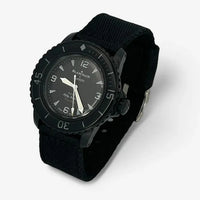 Bracelet Fifty Fathoms Ocean of Storm Autres: Cuir Nato Toile Acier Nato tressé: Noir