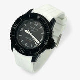 Bracelet Fifty Fathoms Ocean of Storm Caoutchouc Premium uni: Blanc