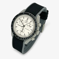 Bracelet Omega x Swatch Moonswatch 1965 Caoutchouc Premium 2 couleurs: Noir Gris