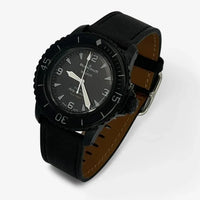 Bracelet Fifty Fathoms Ocean of Storm Autres: Cuir Nato Toile Acier Cuir design: Noir