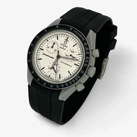 Bracelet Omega x Swatch Moonswatch 1965 Caoutchouc Design: Noir