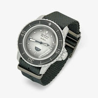 Bracelet Fifty Fathoms Antarctic Ocean Autres: Cuir Nato Toile Acier Nato: Gris Métallique