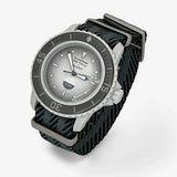 Bracelet Fifty Fathoms Antarctic Ocean Autres: Cuir Nato Toile Acier Nato: Noir Gris