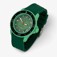 Bracelet Fifty Fathoms Indian Ocean Caoutchouc Uni: Vert Foncé