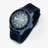 Bracelet Fifty Fathoms Atlantic Ocean Autres: Cuir Nato Toile Acier Toile: Bleu Marine