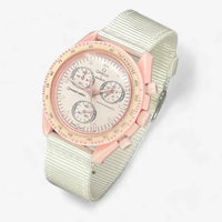 Bracelet Moonswatch Mission to Venus Nato Uni : Blanc