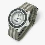 Bracelet Fifty Fathoms Antarctic Ocean Autres: Cuir Nato Toile Acier Nato lisse: Argent Gris