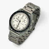 Bracelet Omega x Swatch Moonswatch 1965 Autres: Cuir Nato Acier Toile Acier: Argent