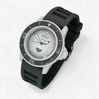 Bracelet Fifty Fathoms Antarctic Ocean Caoutchouc Silicone: Gris