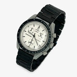 Bracelet MoonSwatch en Acier Inoxydable 1965: Noir