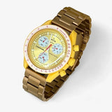 Bracelet Moonswatch Mission to the Sun Autres: Nato Toile Acier Acier: Or