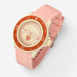 Bracelet Blancpain x Swatch en Caoutchouc Uni Rose