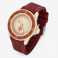 Bracelet Blancpain x Swatch New Premium Bordeaux Blanc