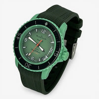 Bracelet Fifty Fathoms Indian Ocean Caoutchouc Premium modèle 1: Vert Vert