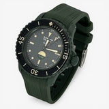 Bracelet Fifty Fathoms Green Abyss Caoutchouc Premium modèle 1: Vert Vert